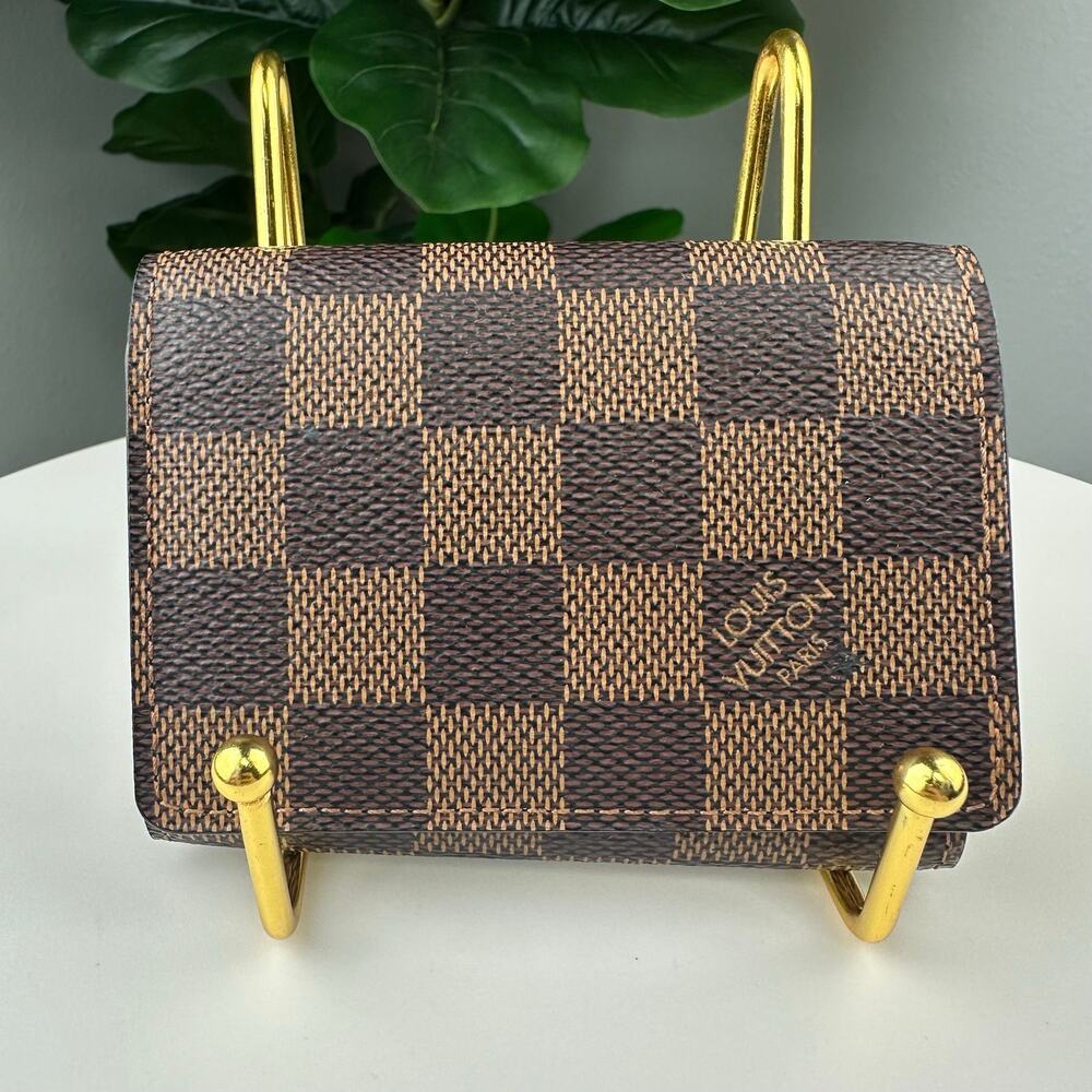 💎✨Authentic Louis Vuitton Damier Ebene Business Card Holder